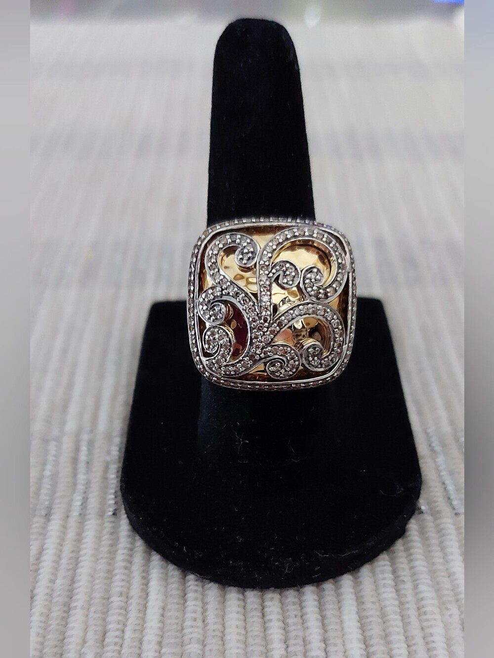 Lois Hill Authentic Gold & Silver Ring